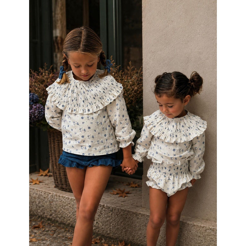 Blusa Blue Garden