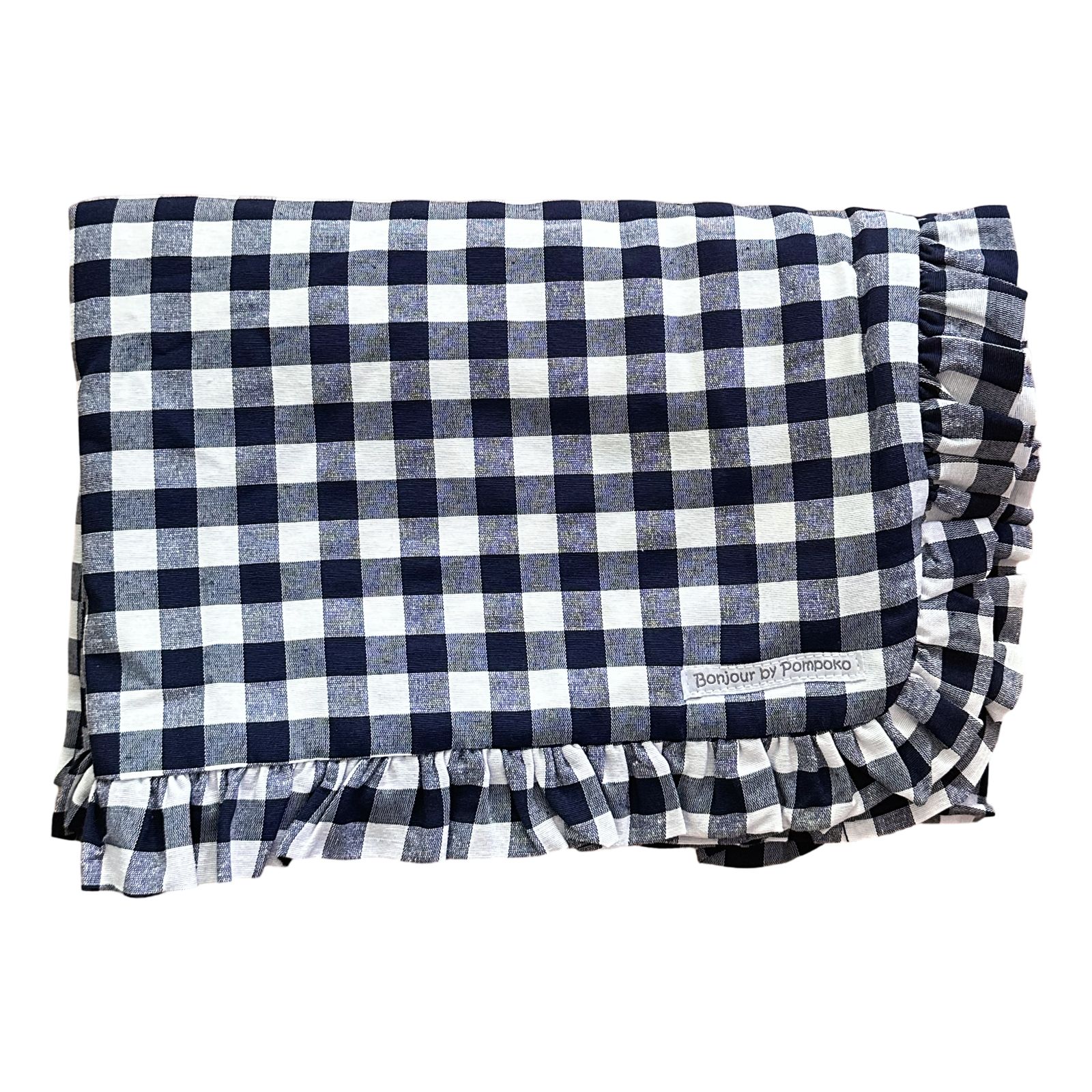 Manta Arrullo Polar Vichy Azul Plus