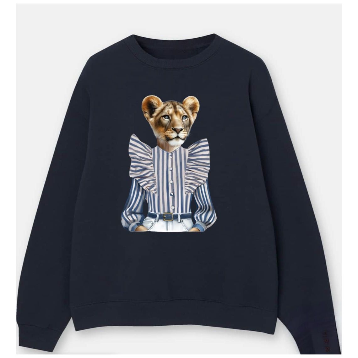 Sudadera Mamá Leona Marino