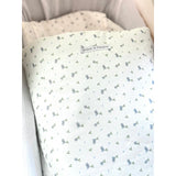 Saco Capazo Entretiempo Sweet Blue Flower