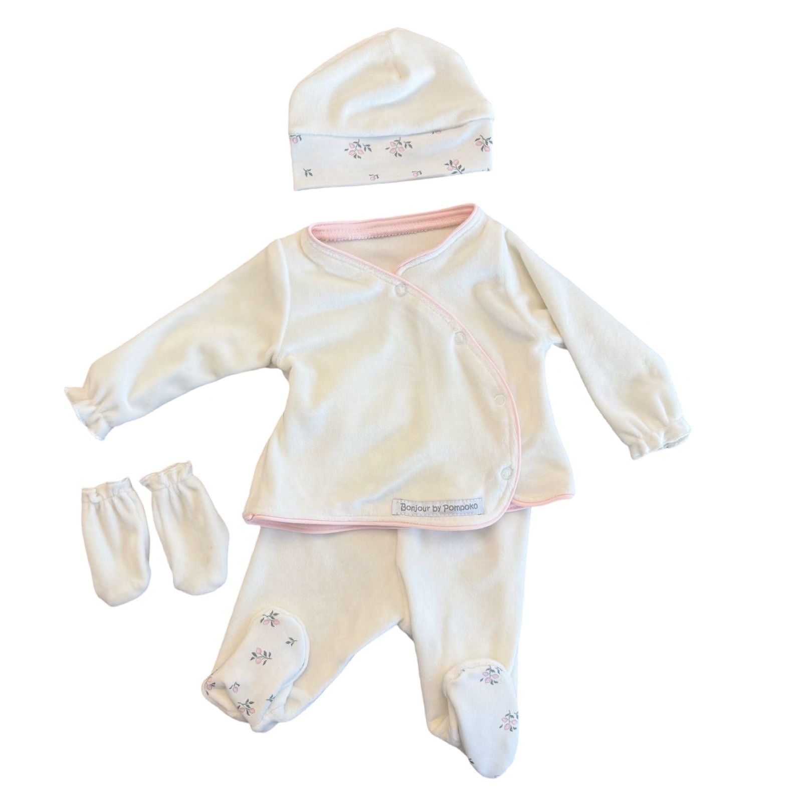 Pijama New Born Terciopelo Pomelo