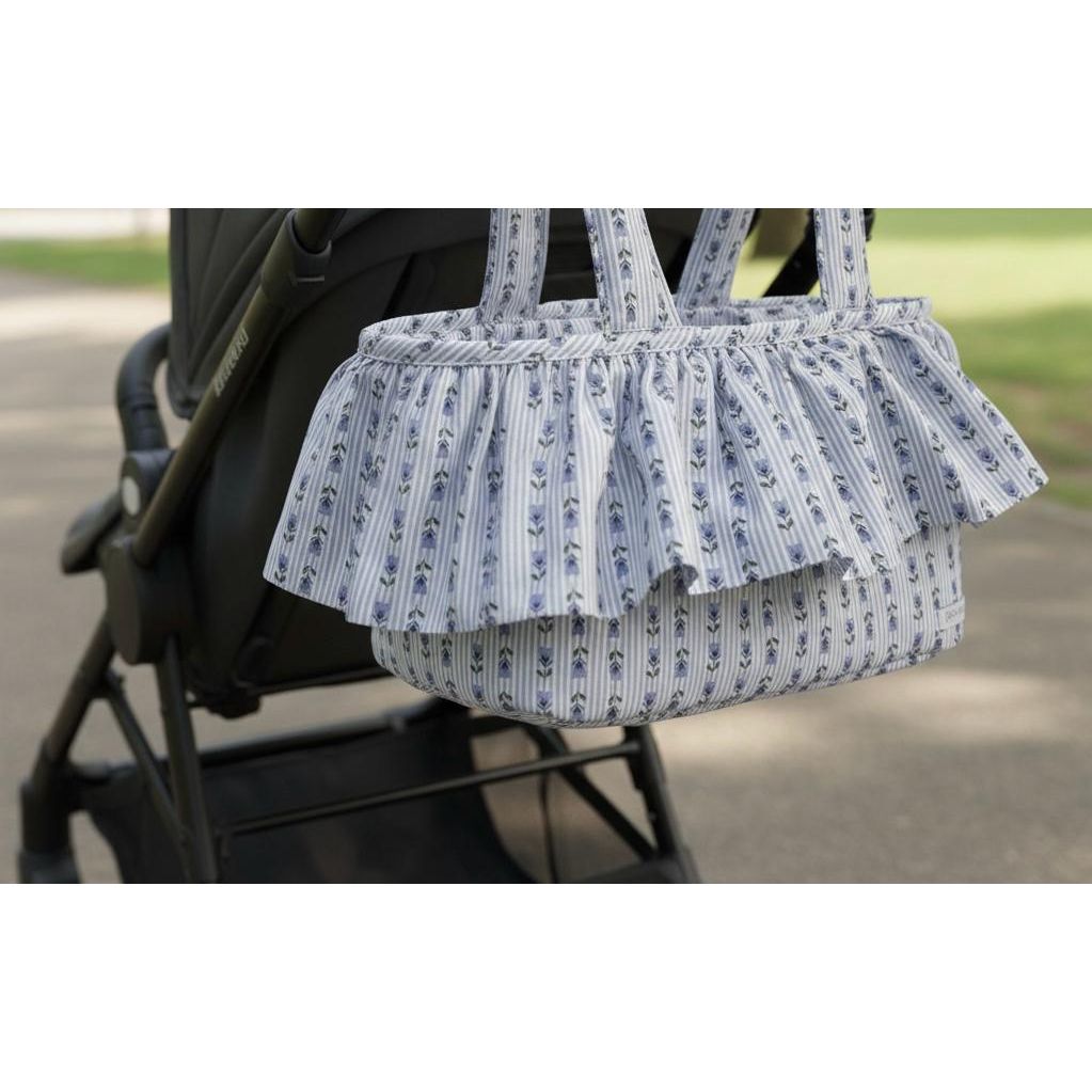 Mini Petal Stripes Blue