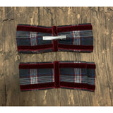 Lazo Kensington con terciopelo burdeos