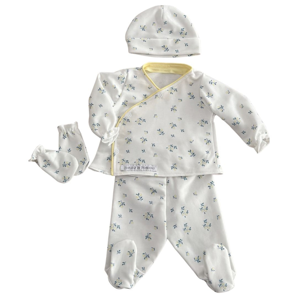 Pijama New Born Limón