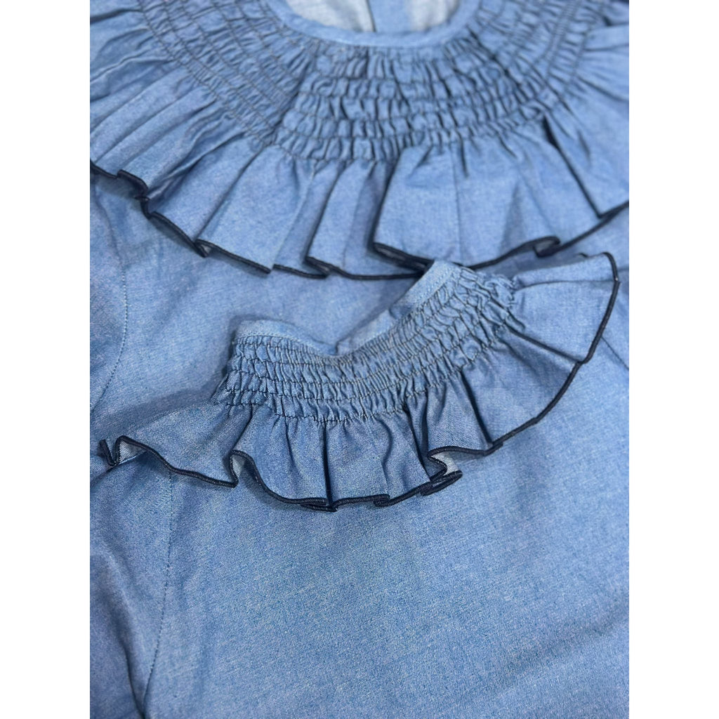 Blusa Denim Blue