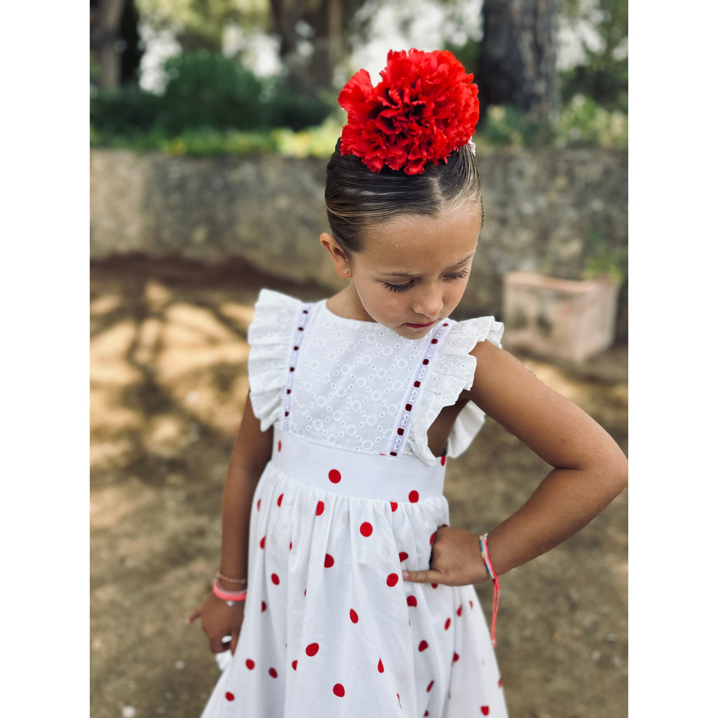 Traje de Flamenca Bordado Lunares