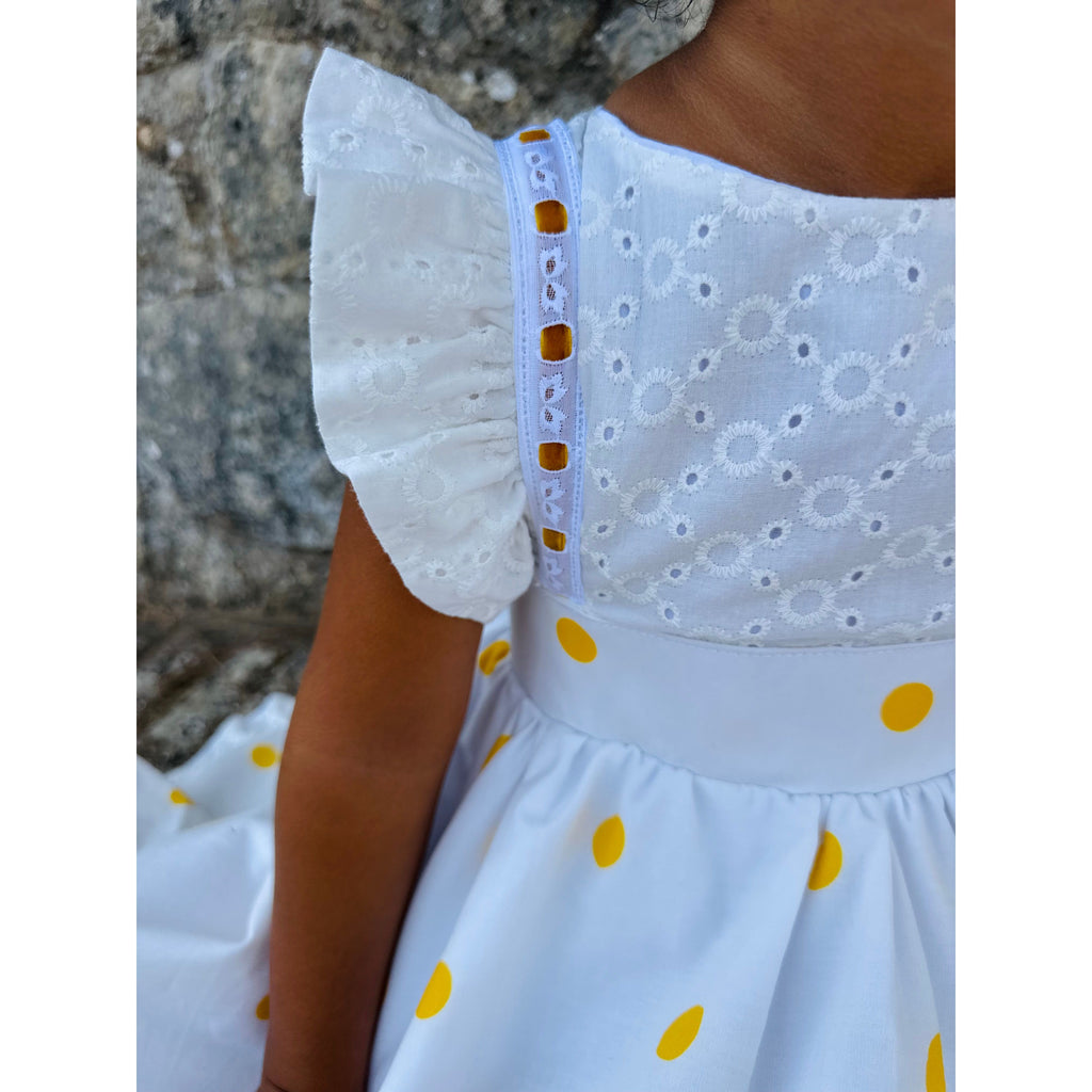 Traje de Flamenca Bordado Lunares