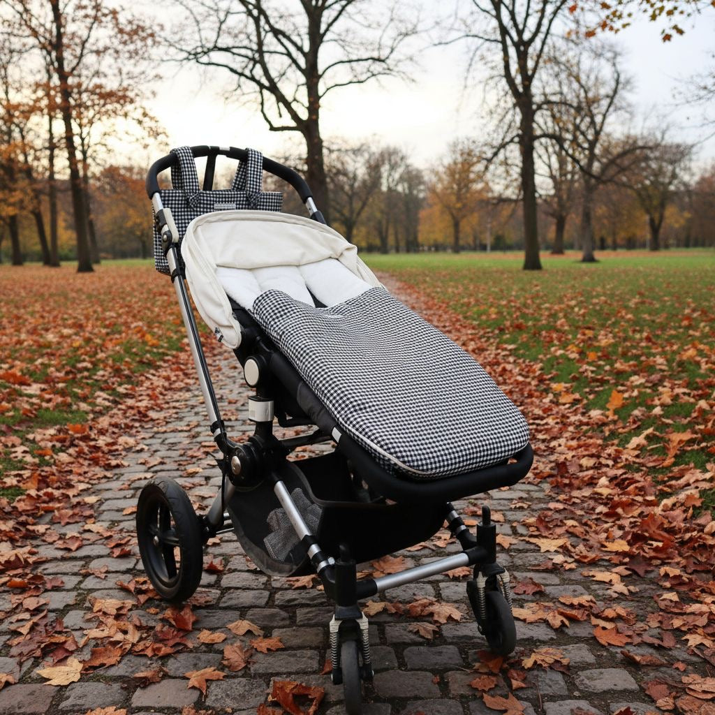Saco Silla Vichy Azul Marino de Invierno