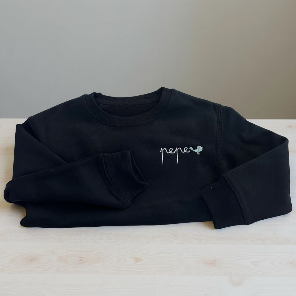 Sudadera Nombre Niño Azul