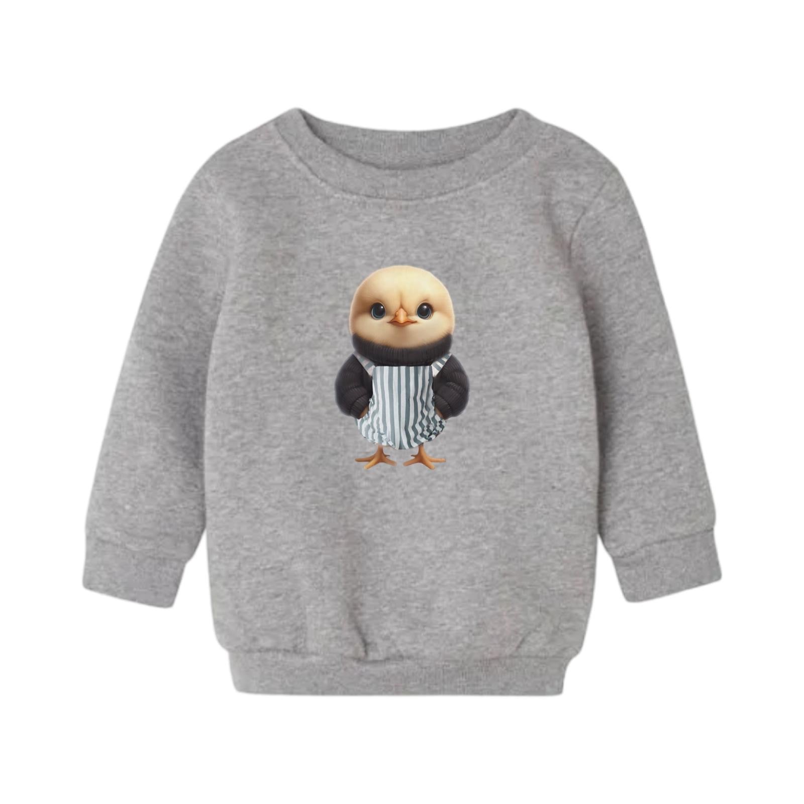 Sudadera Pollito Niño Gris