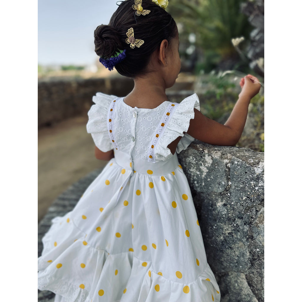 Traje de Flamenca Bordado Lunares