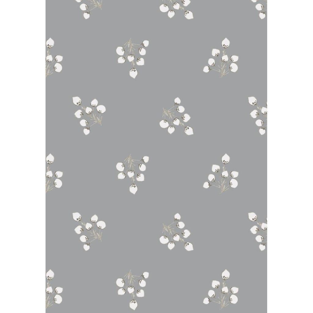 Secababitas Flor de Algodón Gris