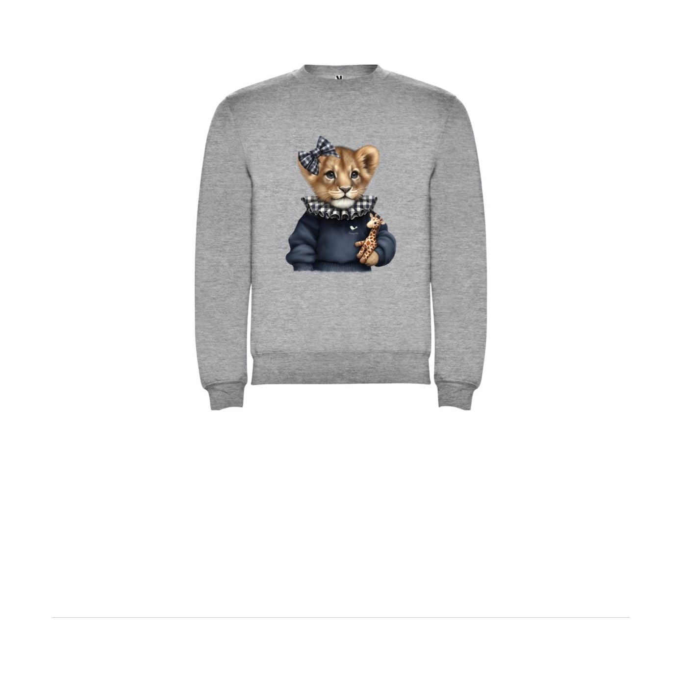 Sudadera Leoncilla Gris