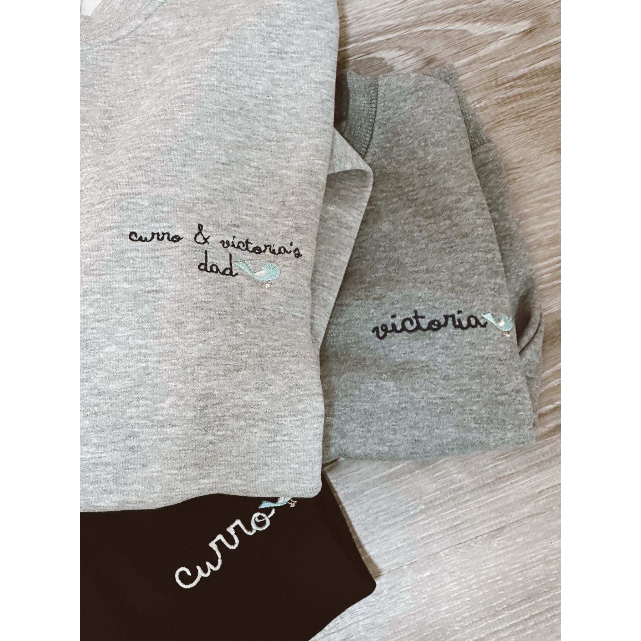Sudadera Nombre Niño Gris