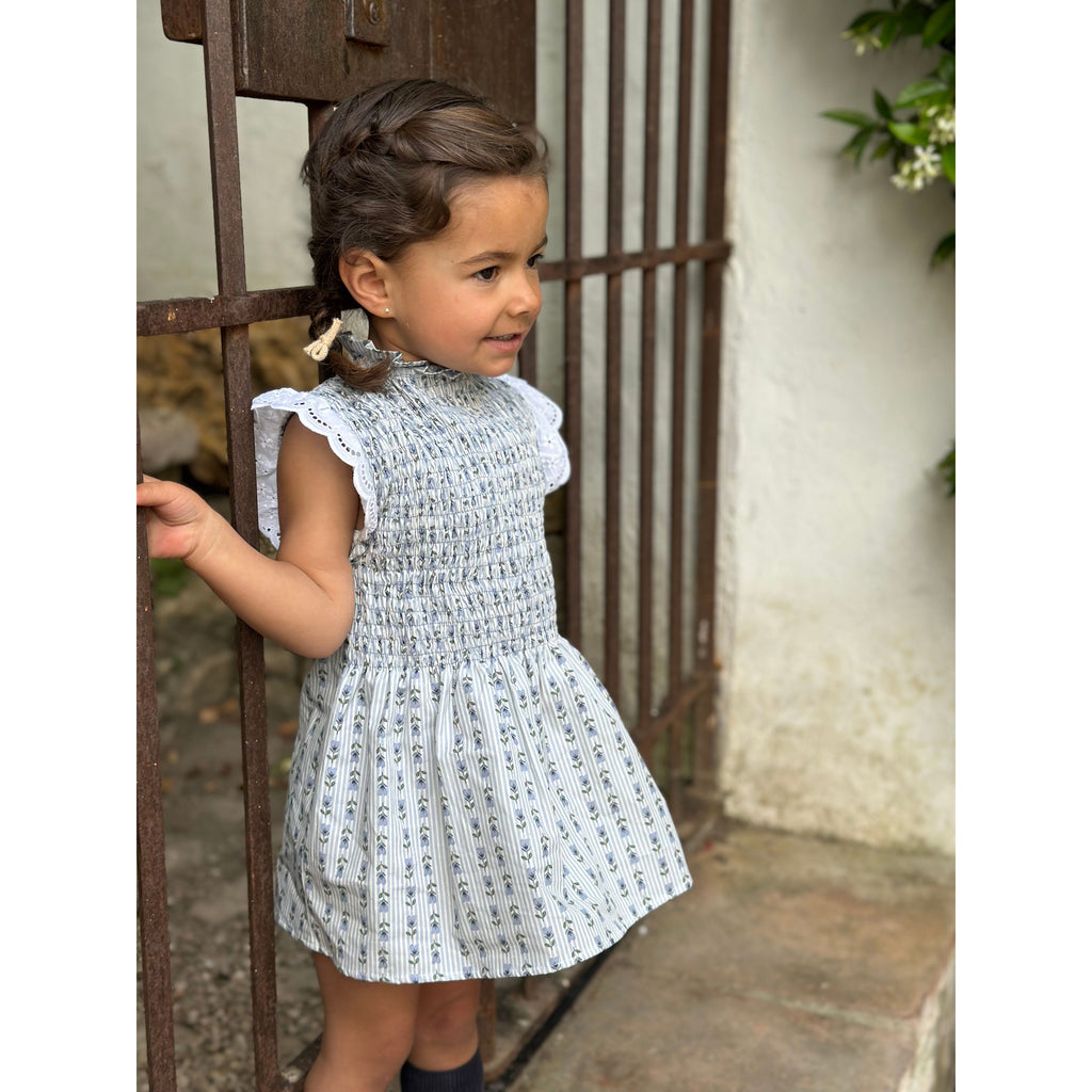 Vestido Petal Blue
