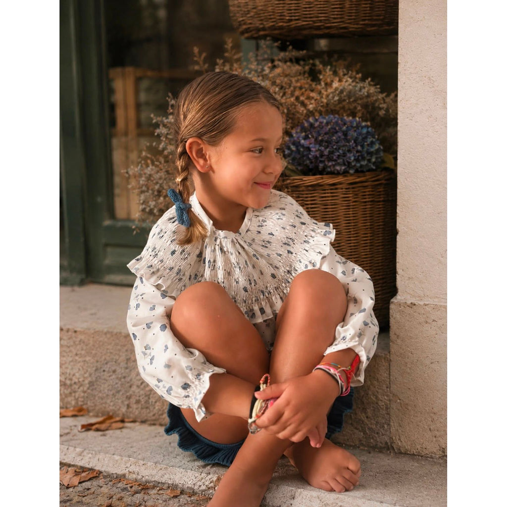 Blusa Blue Garden