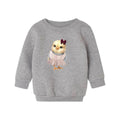 Sudadera Pollito Niña Gris