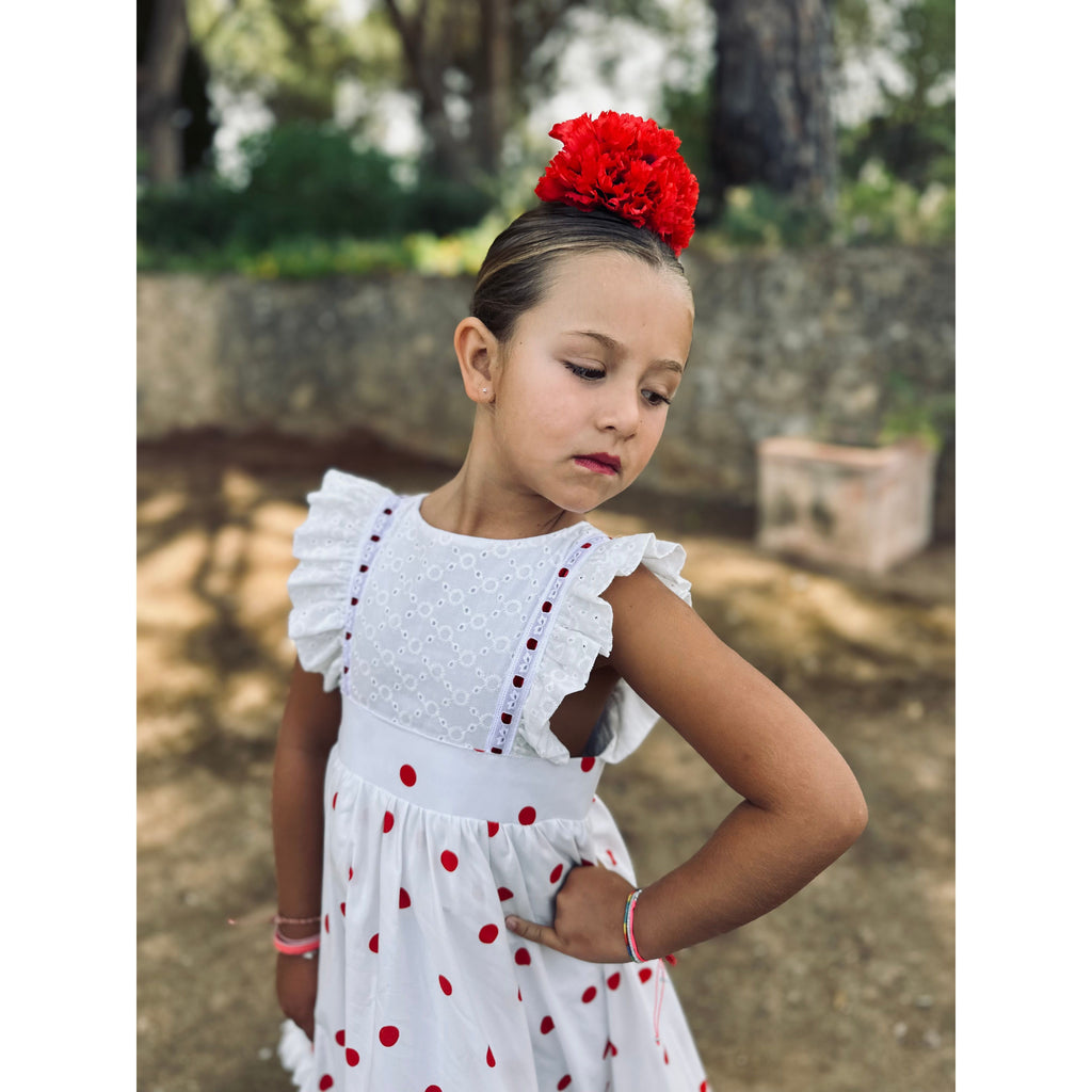 Traje de Flamenca Bordado Lunares