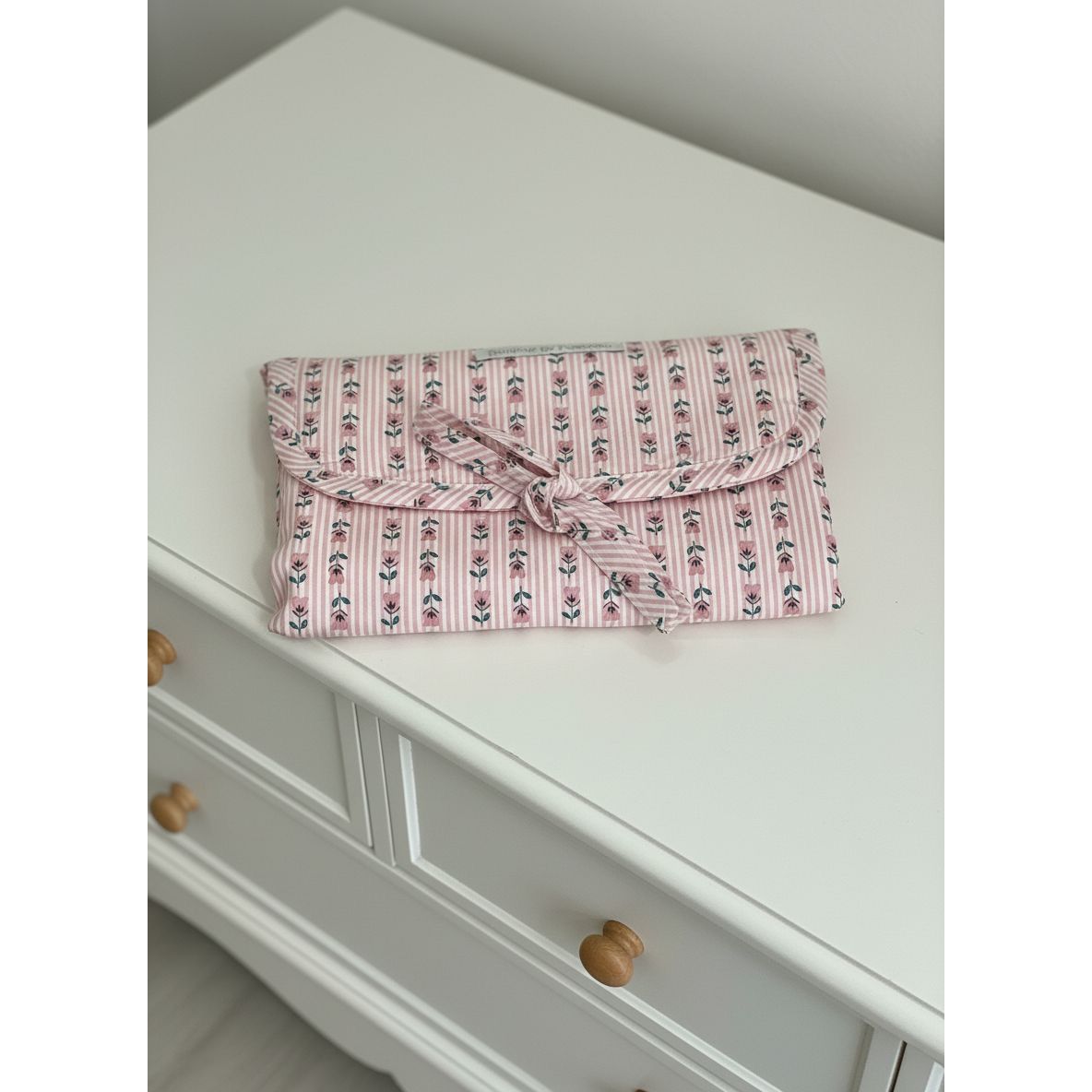 Cambiador Petal Stripe Pink