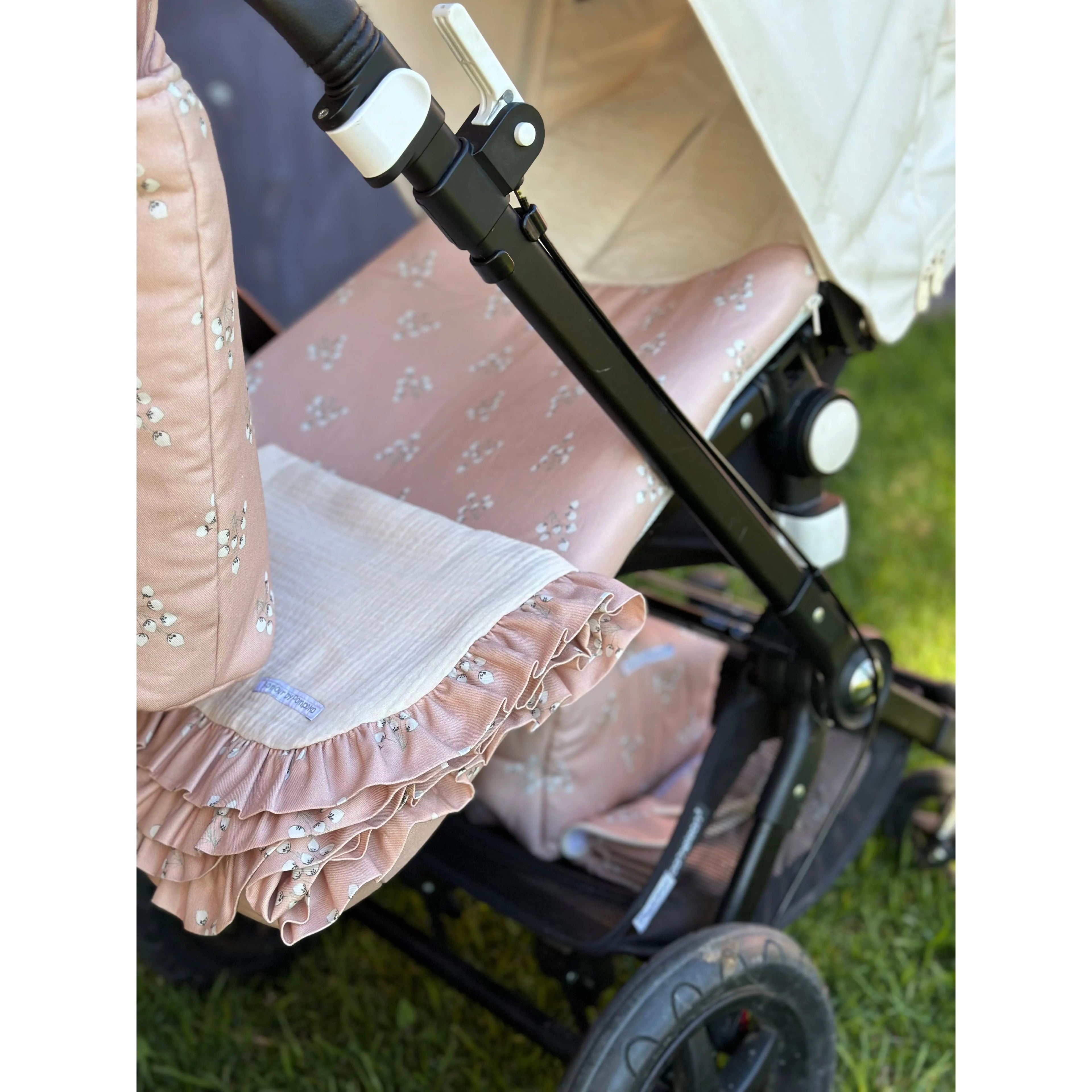 Muselina Flor de Algodón Rosa