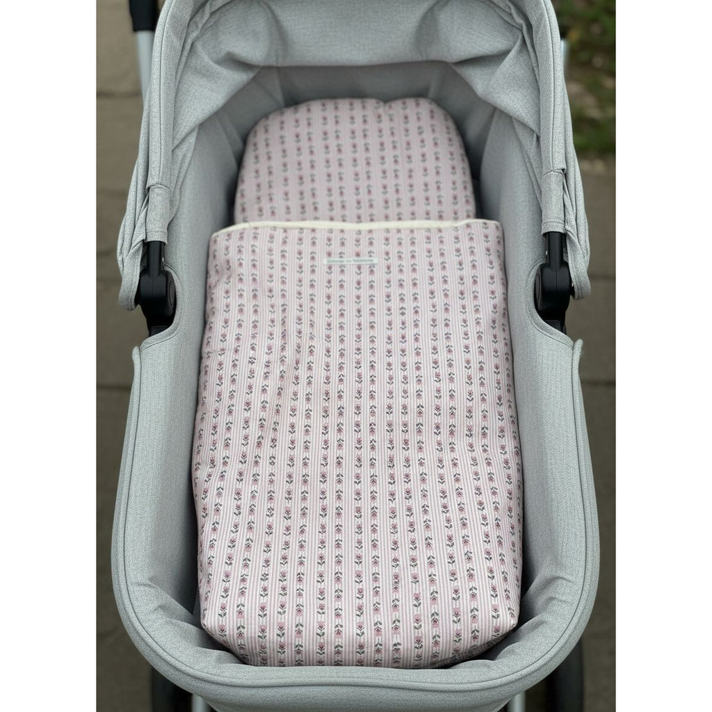 Saco Capazo Entretiempo Petal Stripe Pink