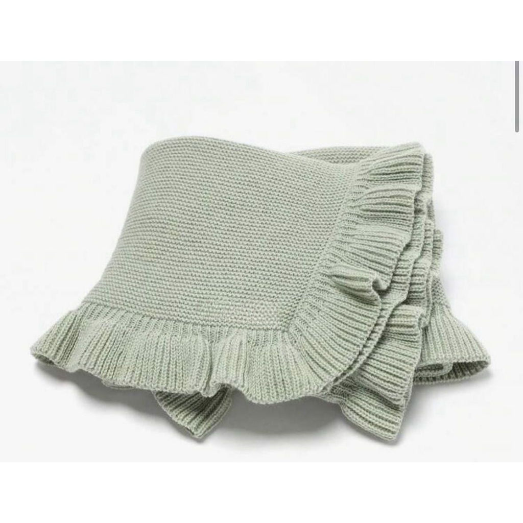 Manta Punto Verde Empolvado