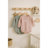 Pelele Punto Bordado Rosa