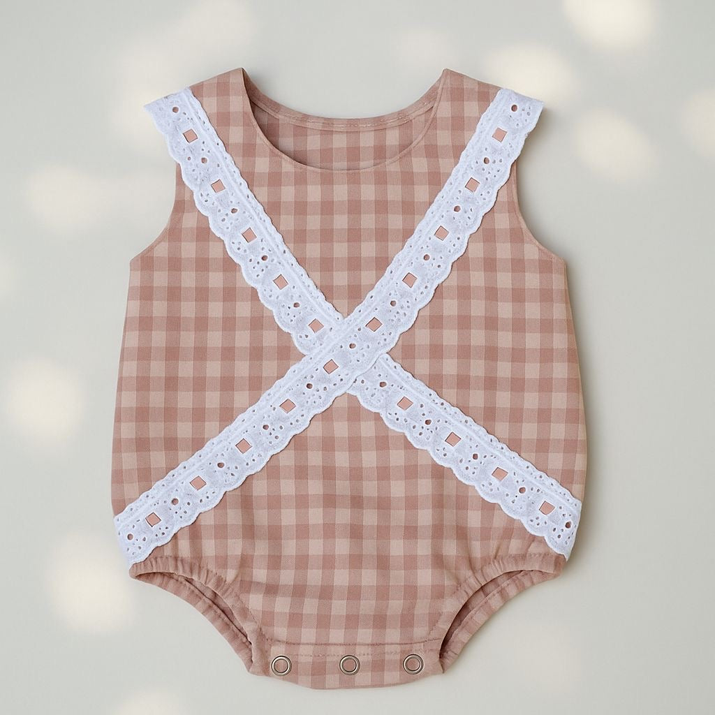 Pelele Cocoon Rosa sin manga