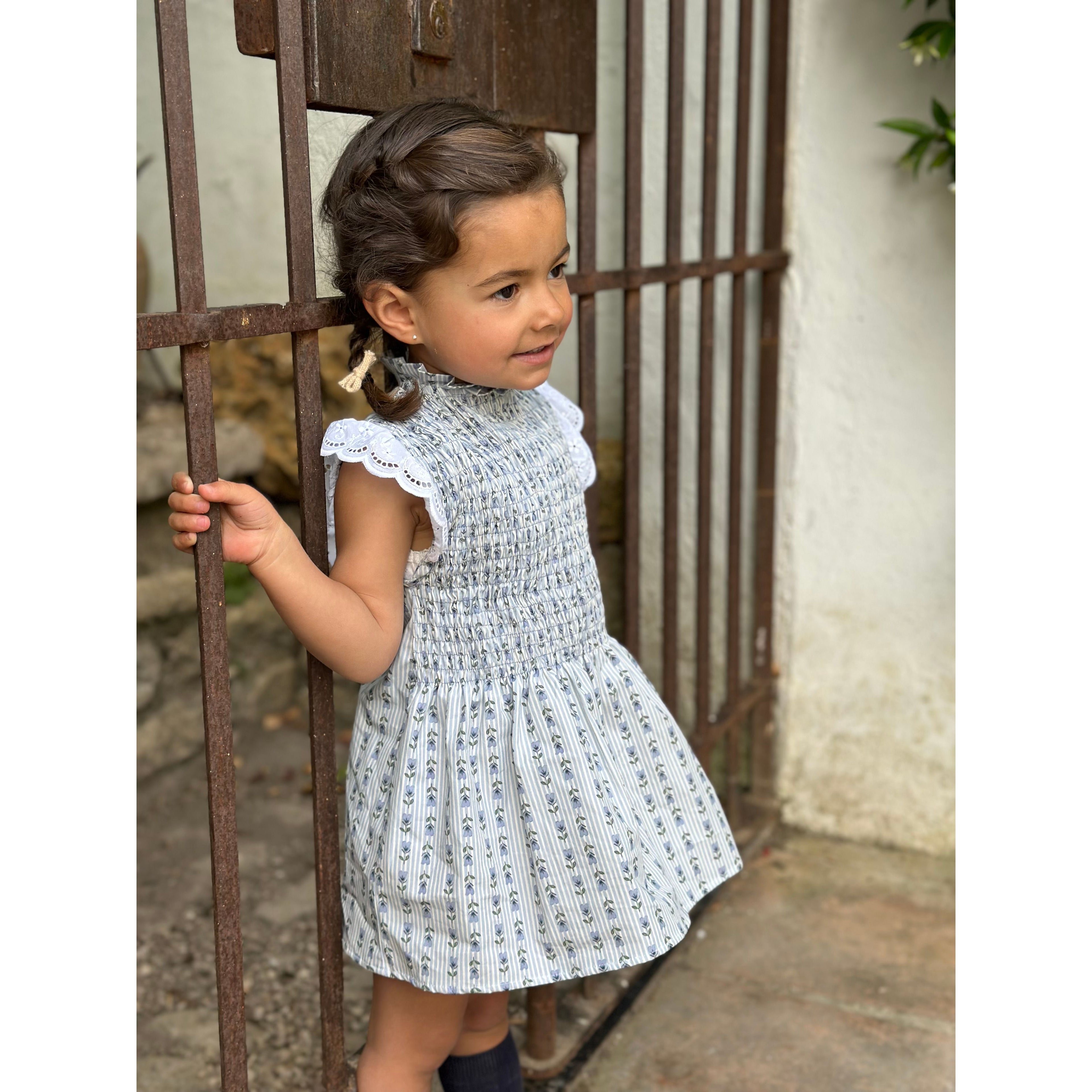 Vestido Petal Blue