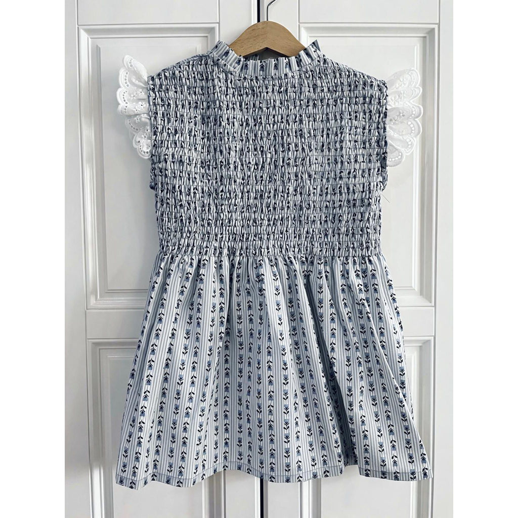 Vestido Petal Blue