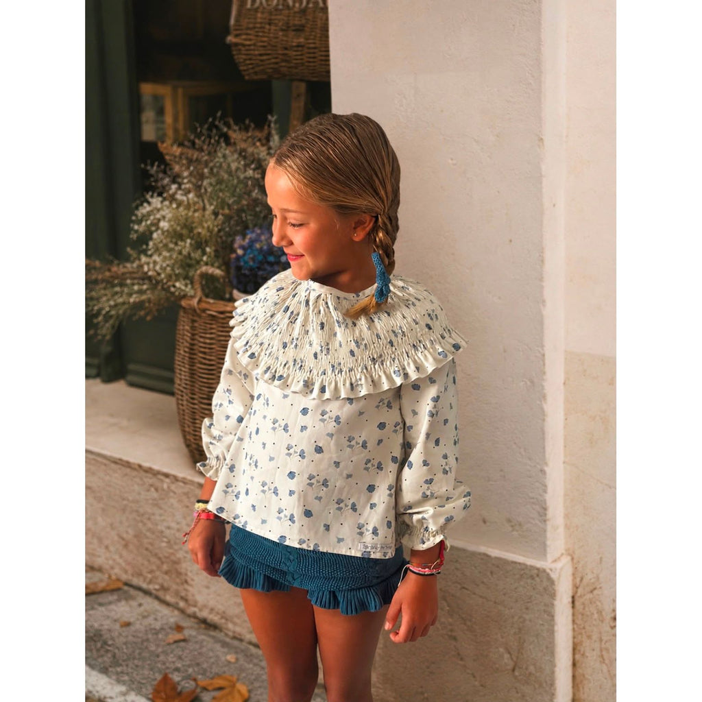 Blusa Blue Garden