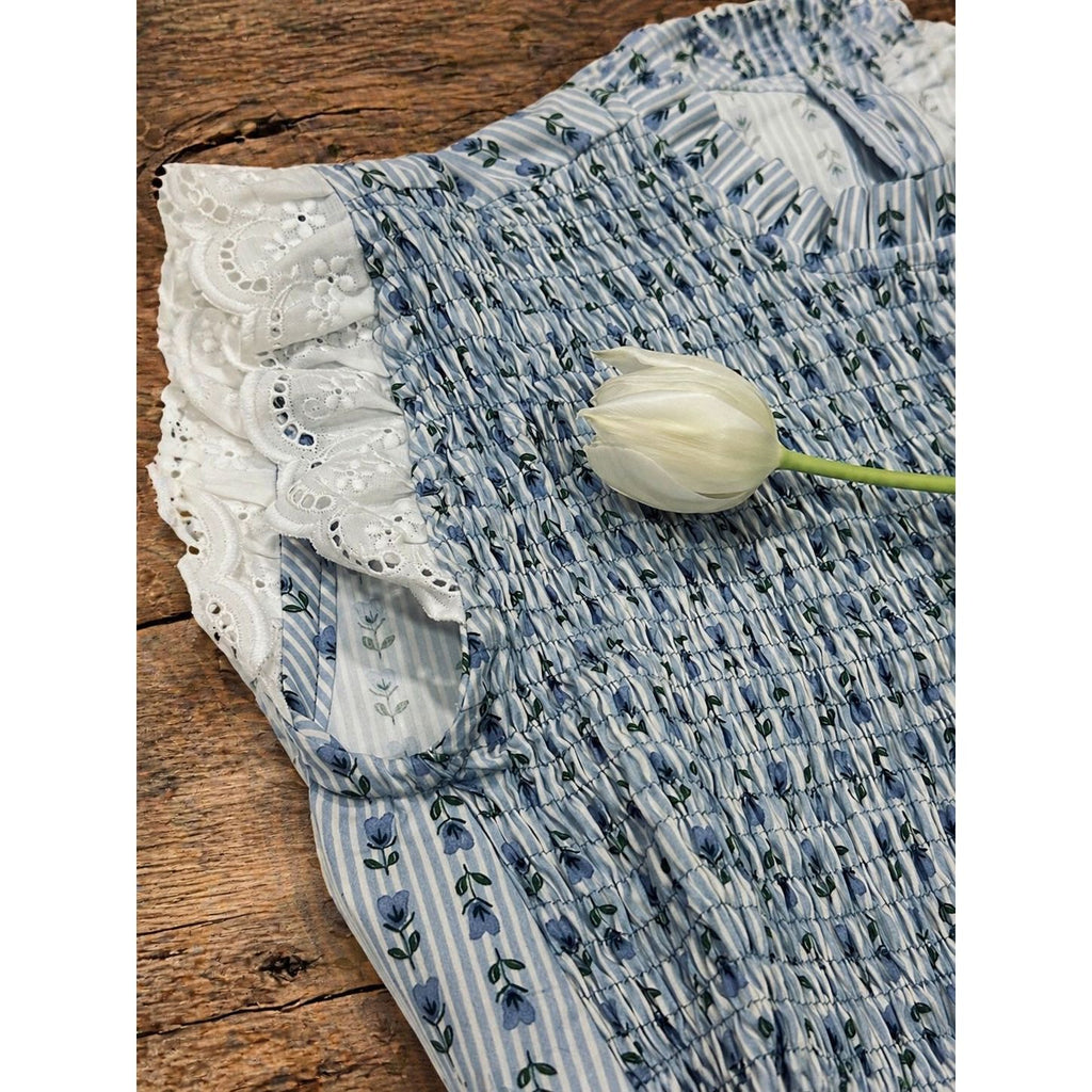 Vestido Petal Blue
