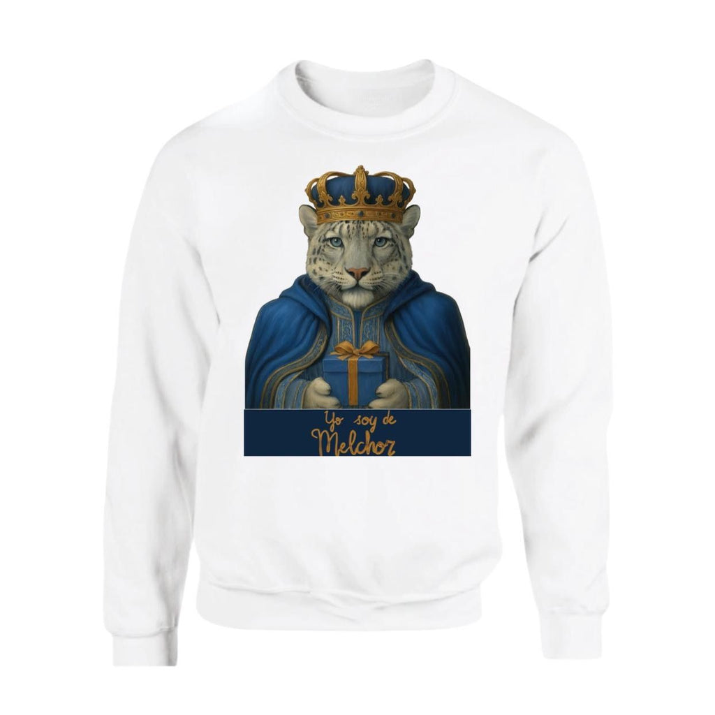 Sudadera Melchor Papá Blanca