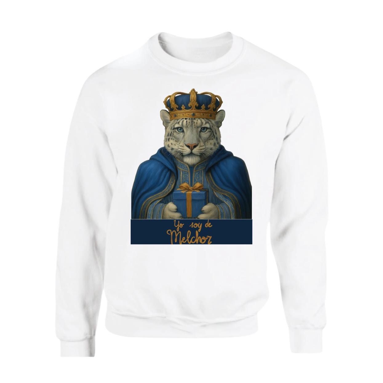 Sudadera Melchor Papá Blanca