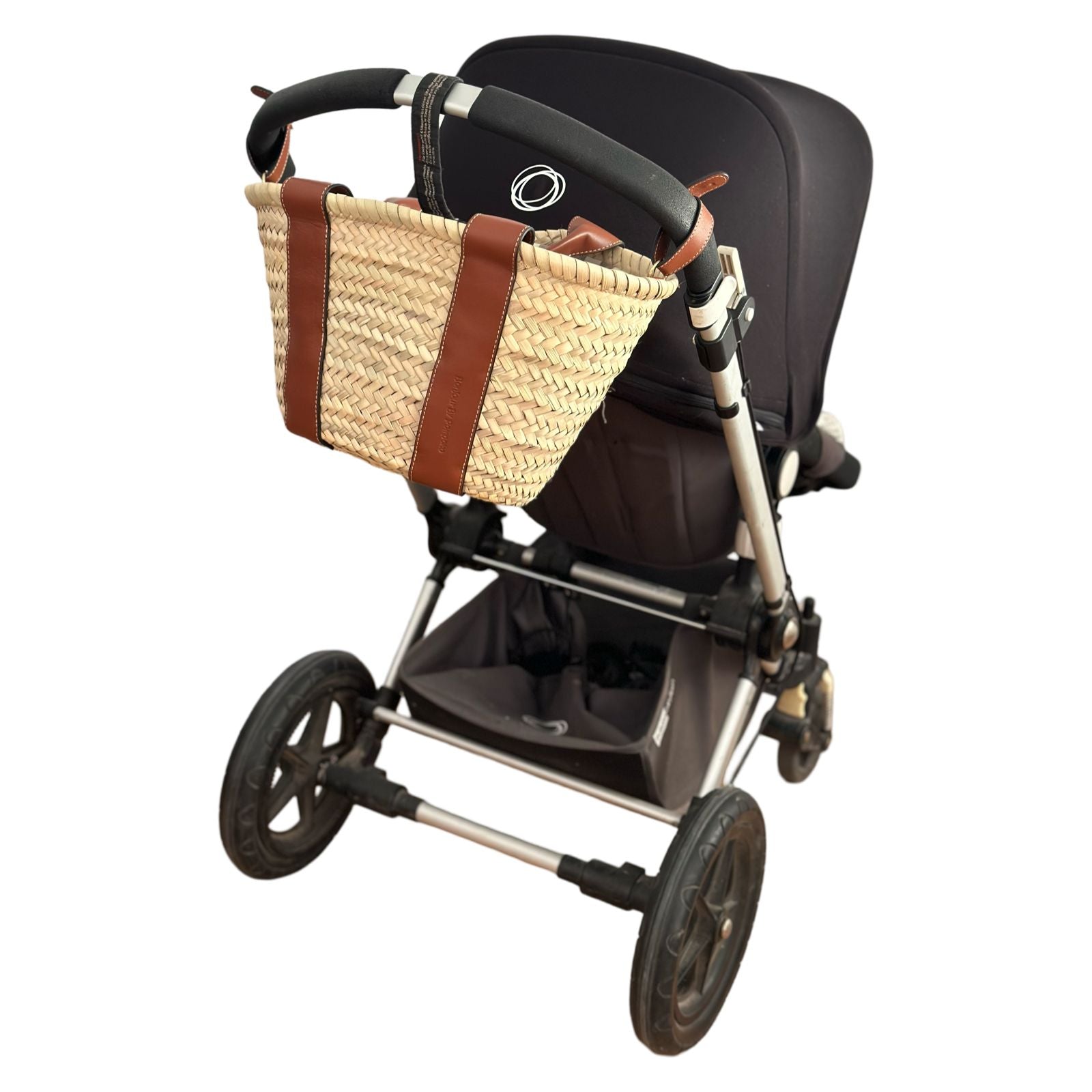 Cesta Capazo Piel Marrón