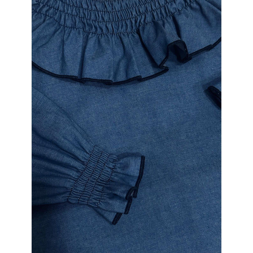 Blusa Denim Blue