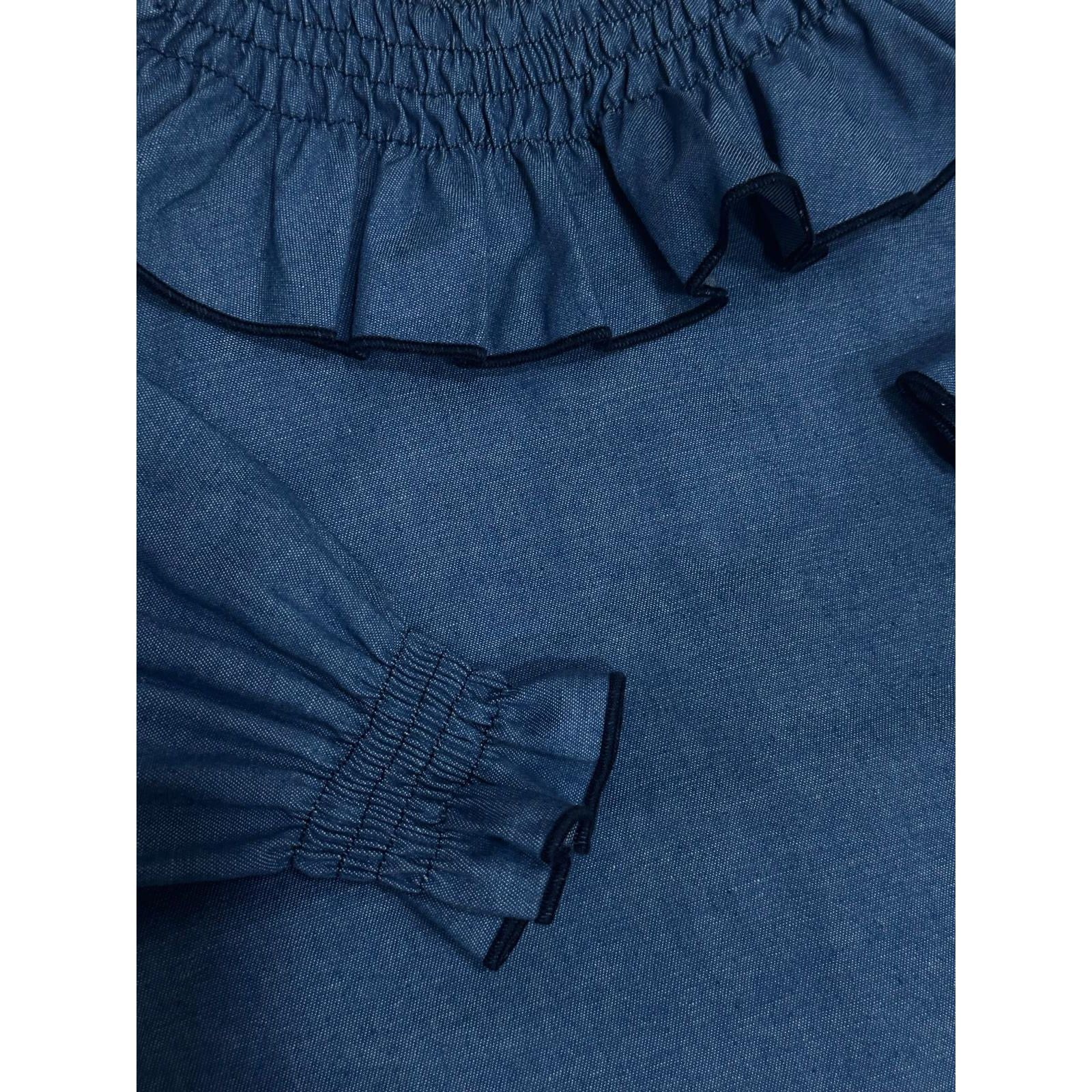 Blusa Denim Blue