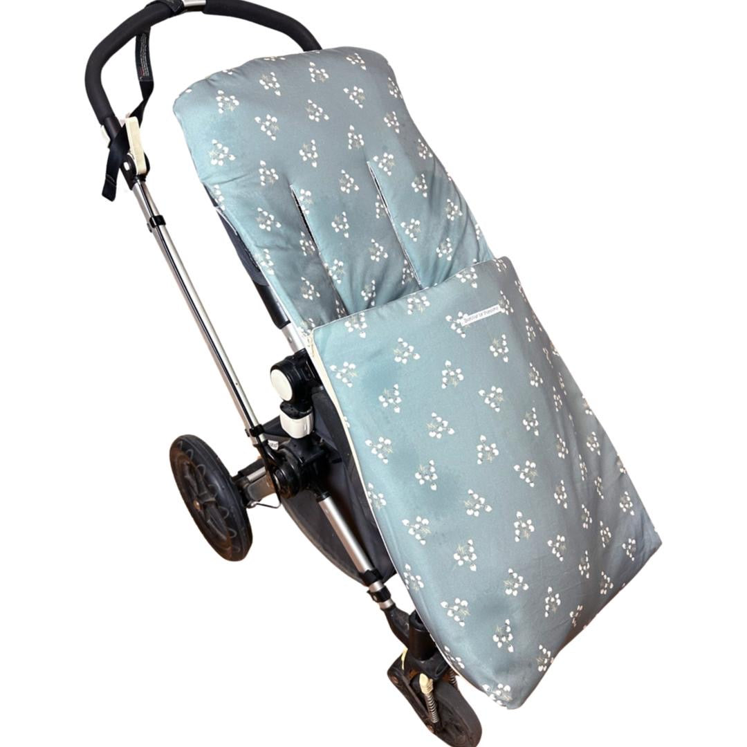 Saco Silla Entretiempo Flor de Algodón Gris