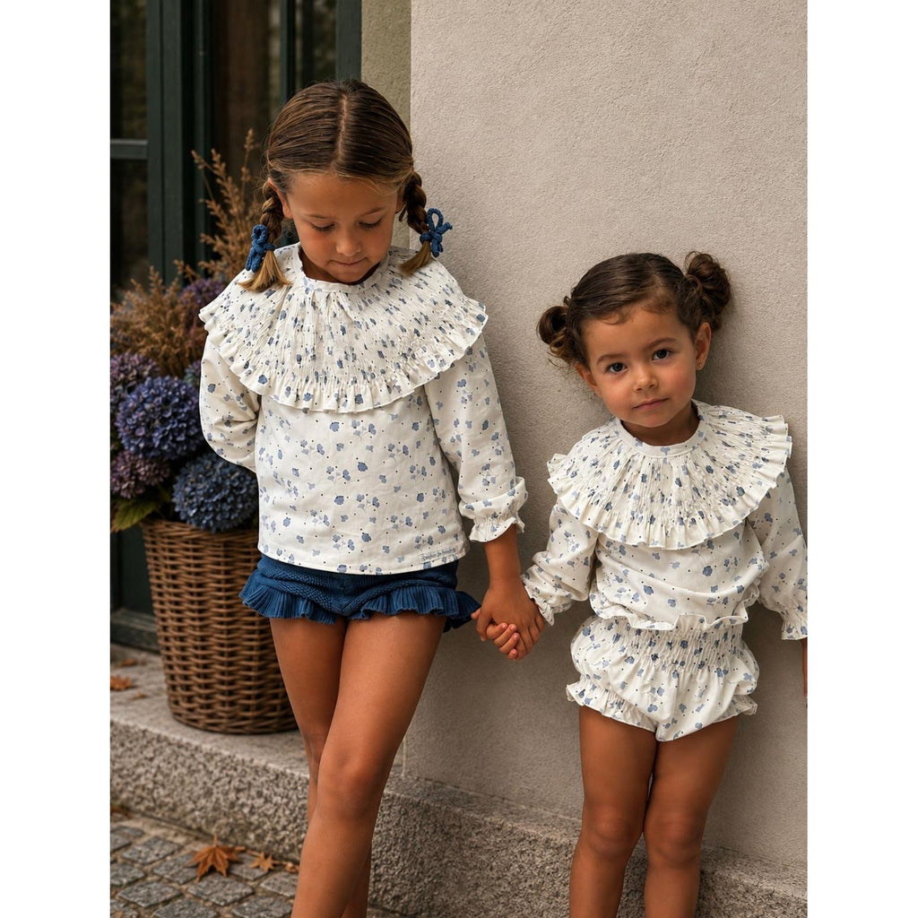 Blusa Blue Garden