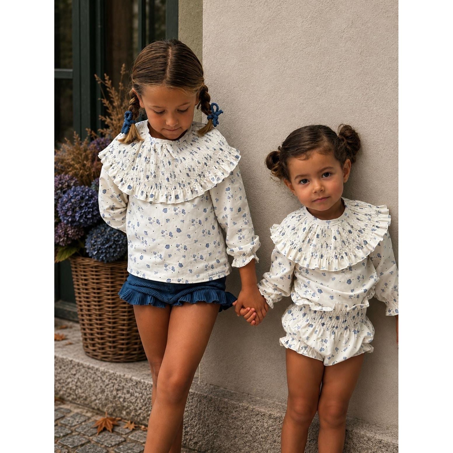 Blusa Blue Garden