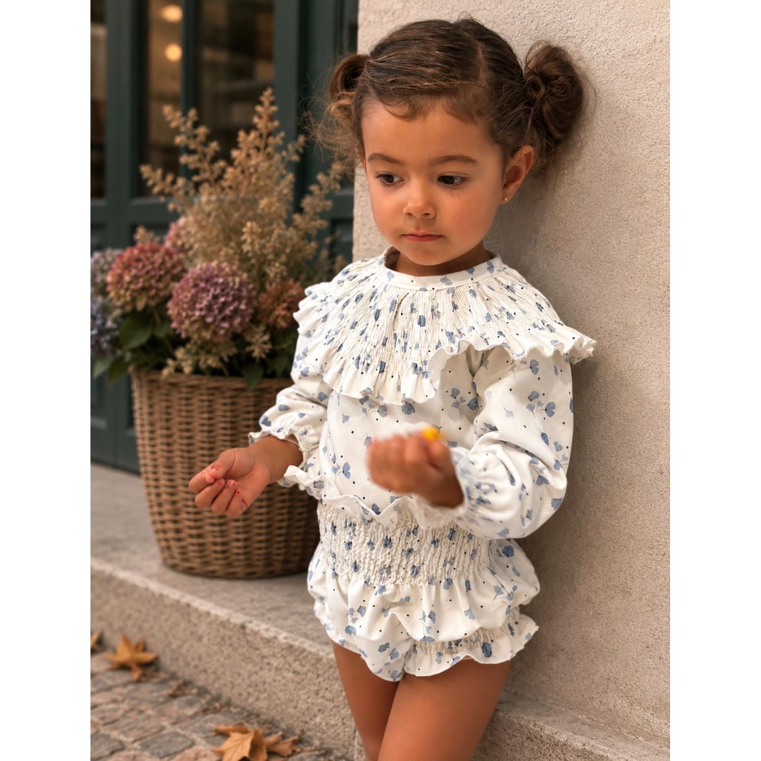 Blusa Blue Garden
