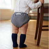 Cubrepañal Vichy Azul Marino