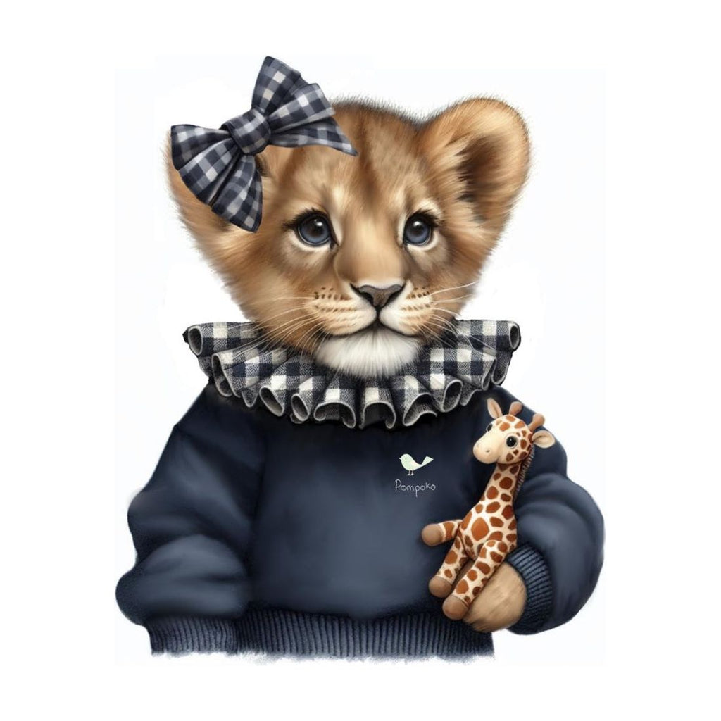 Sudadera Leoncilla Marino