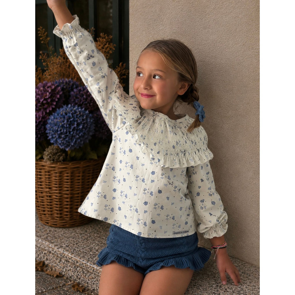 Blusa Blue Garden