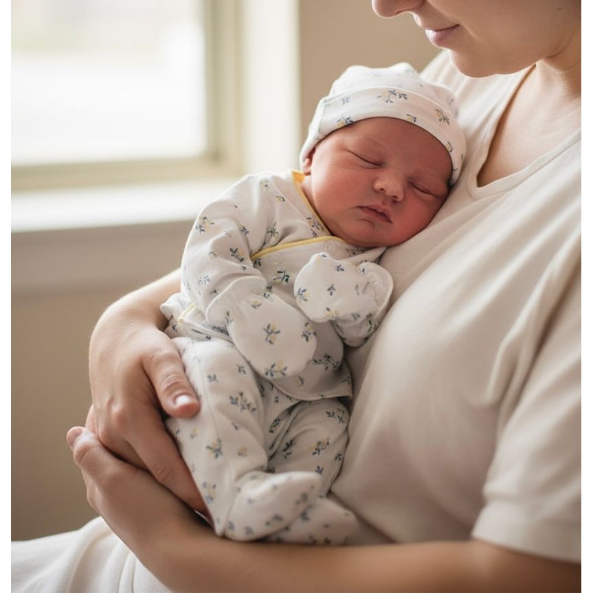 Pijama New Born Limón