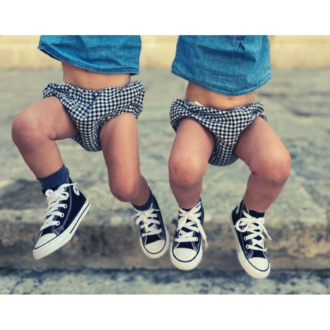 Cubrepañal Vichy Negro