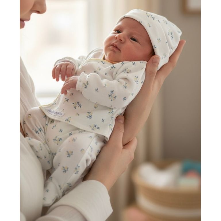 Pijama New Born Limón