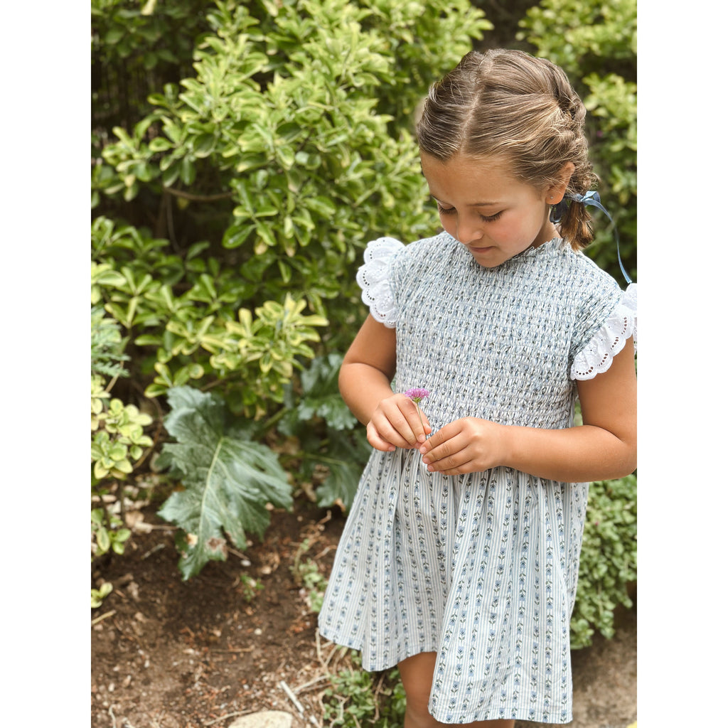 Vestido Petal Blue