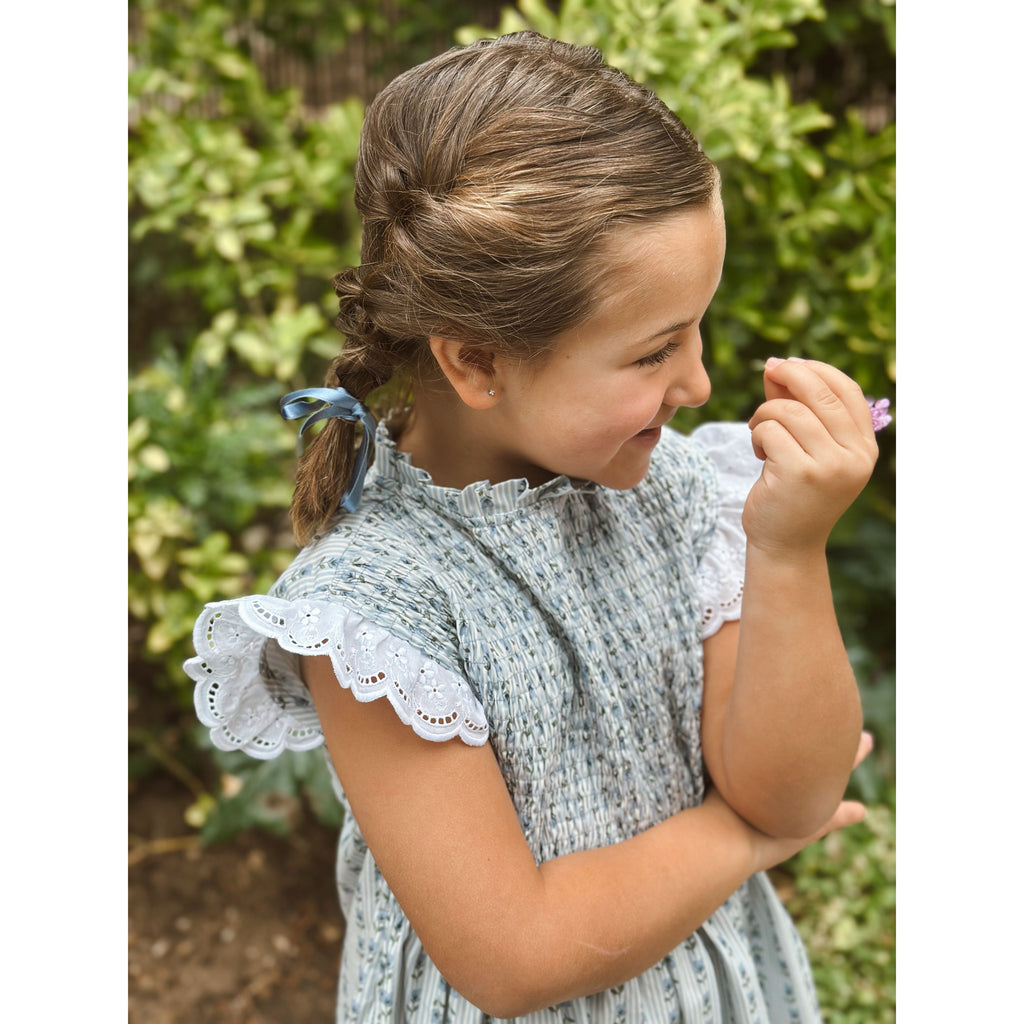 Vestido Petal Blue