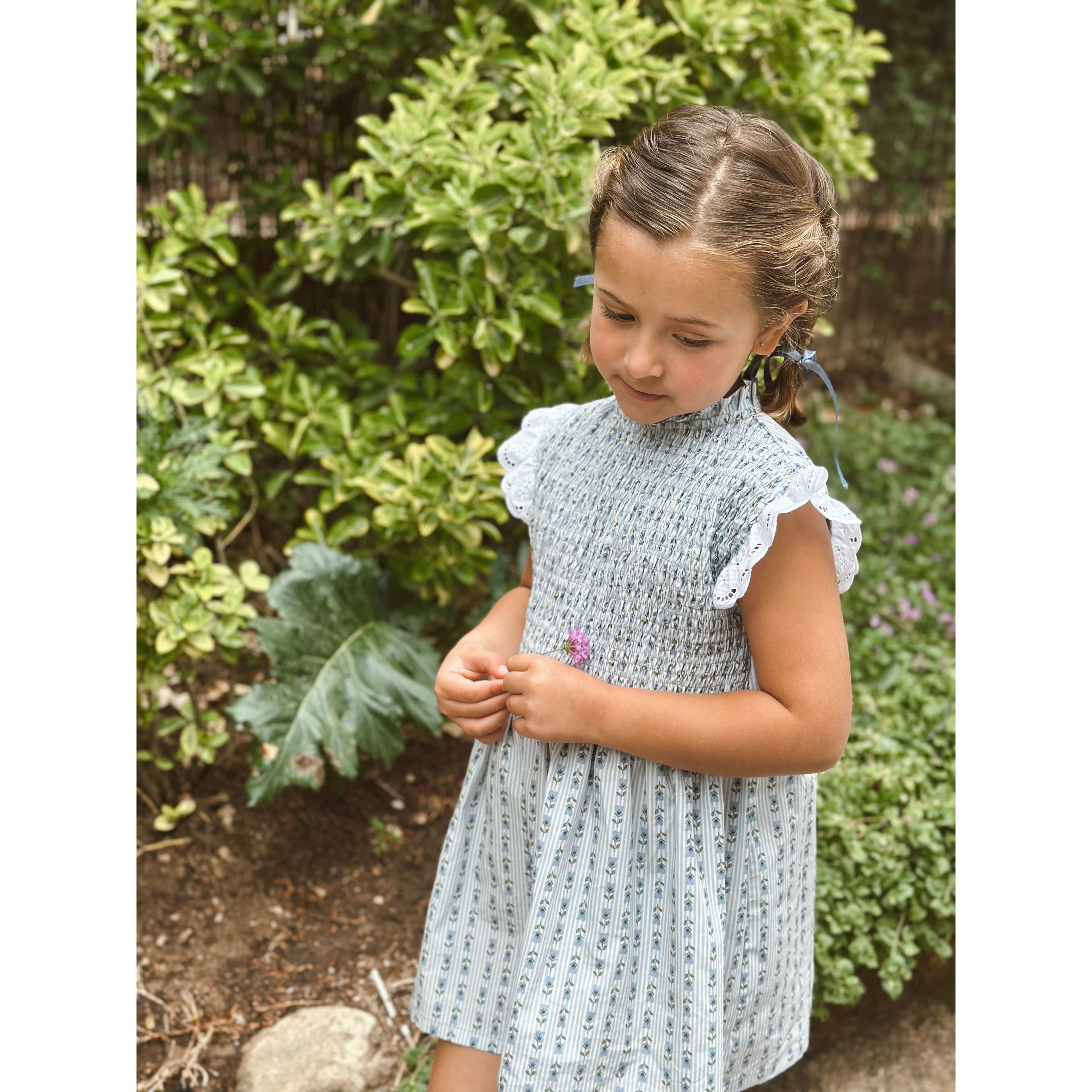 Vestido Petal Blue